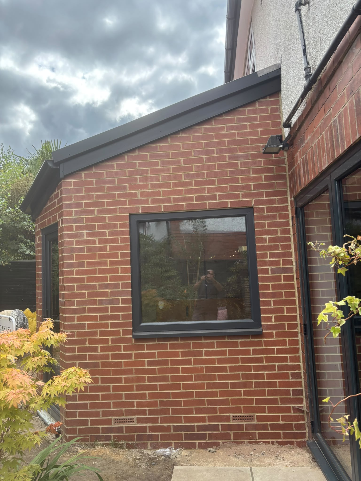 Angled extension build 